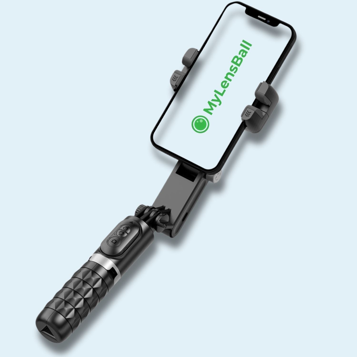 ProFlex Smartphone Gimbal Stabilizer with LED Light: Enhance Your Mobile Videography - mylensball.com.au