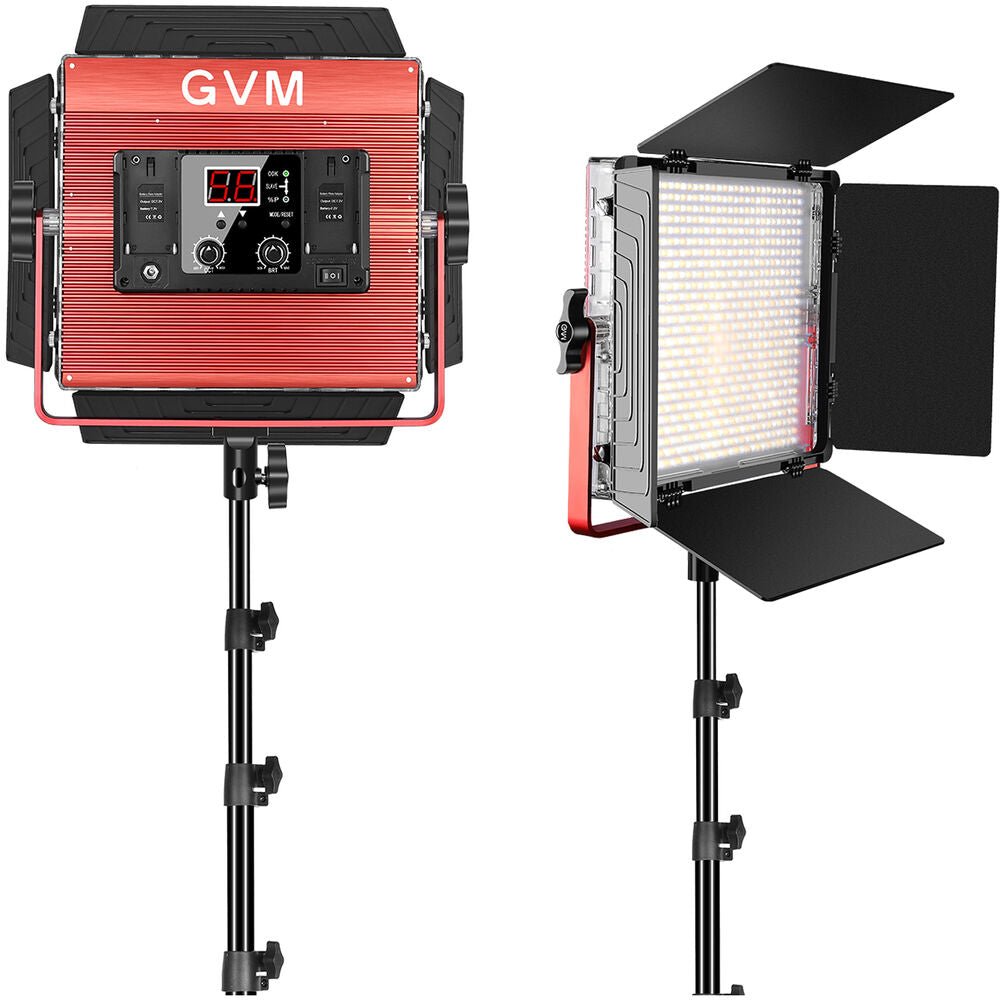 GVM-MB832 PRO 50W High Beam Bi-Color LED Video Studio Light - mylensball.com.au