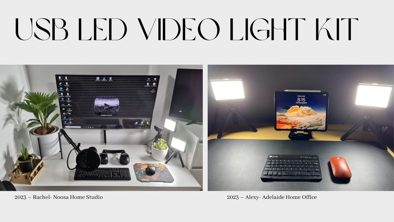 USB LED Video Light Kit - Australia - mylensball.com.au