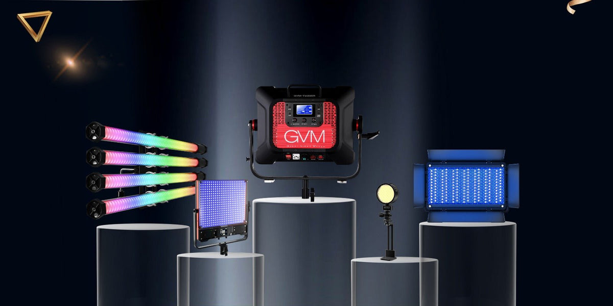 Illuminating Creativity: GVM LED Lights Now in Australia via MyLensBall