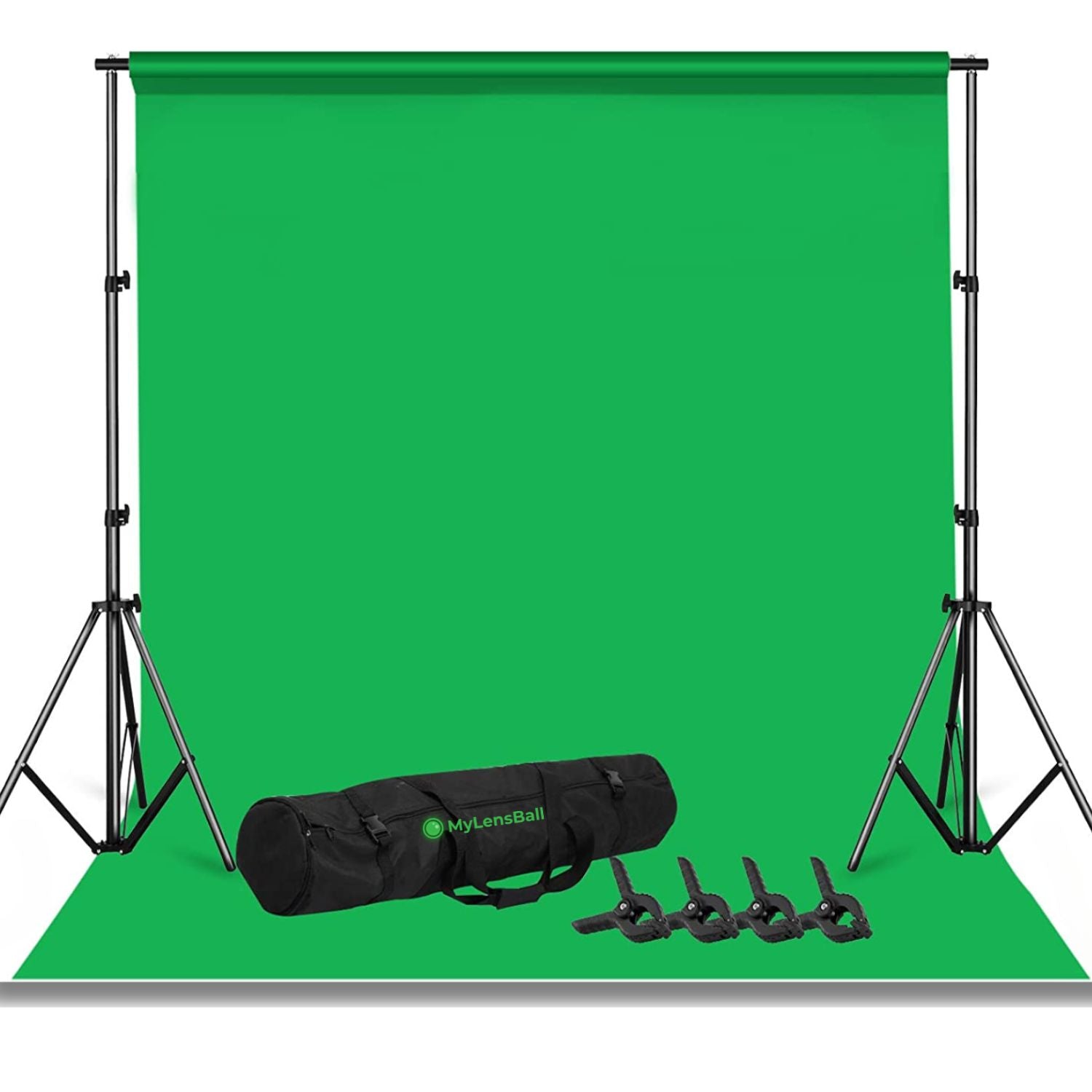 2x3M Green Screen Backdrop with Stand KIT - mylensball.com.au