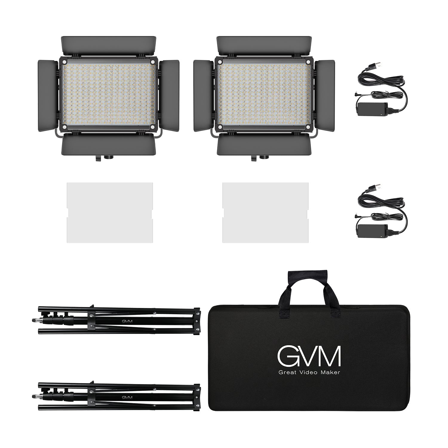 GVM 880RS RGB LED Studio Video Light Kit - mylensball.com.au