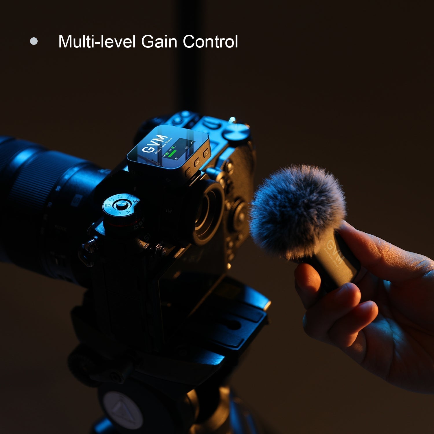 GVM-MIC LM2 2.4G Wireless microphone - mylensball.com.au