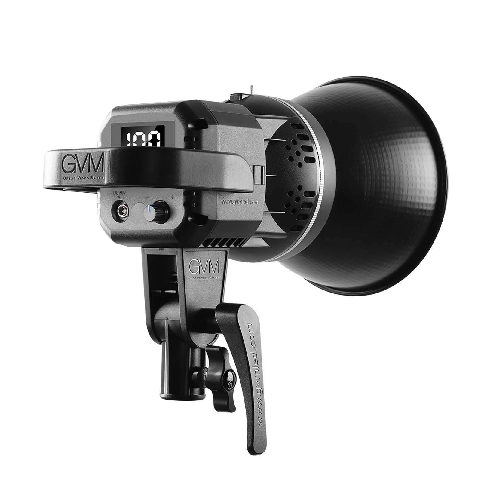GVM P80S Spotlight Studio LED Video Light 2-Light-Kit with Filters - mylensball.com.au