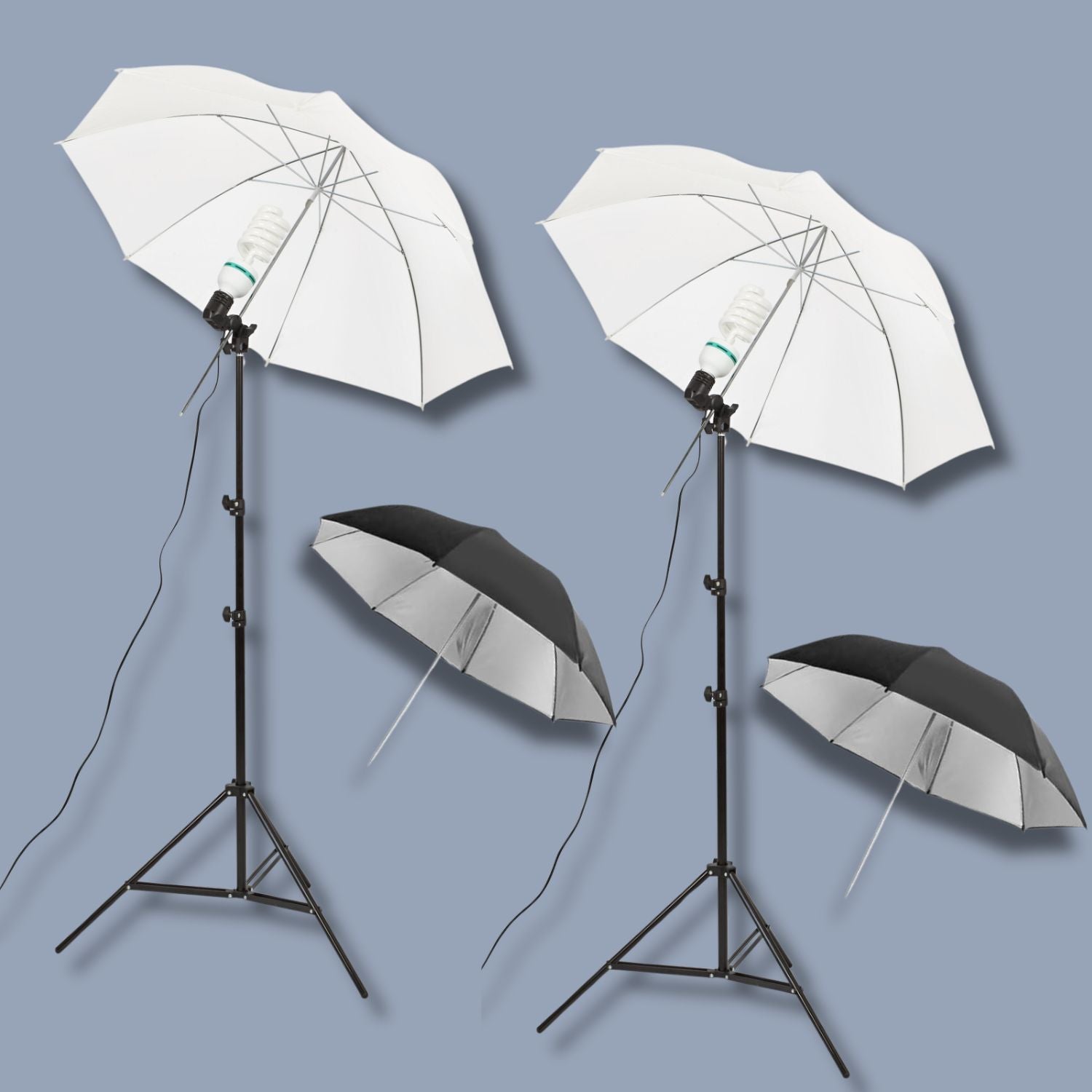 Photography Umbrella Lighting Kit - mylensball.com.au