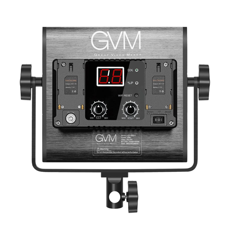 GVM-480LS 29W High Beam Bi-Color LED Video Studio Light - mylensball.com.au