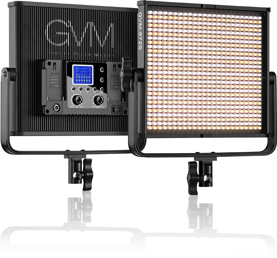 GVM-672S PRO 40W High Beam Bi-Color LED Video Studio Light - mylensball.com.au