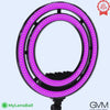 GVM Bi-Color & RGB LED Soft Double Ring Light (18') - mylensball.com.au