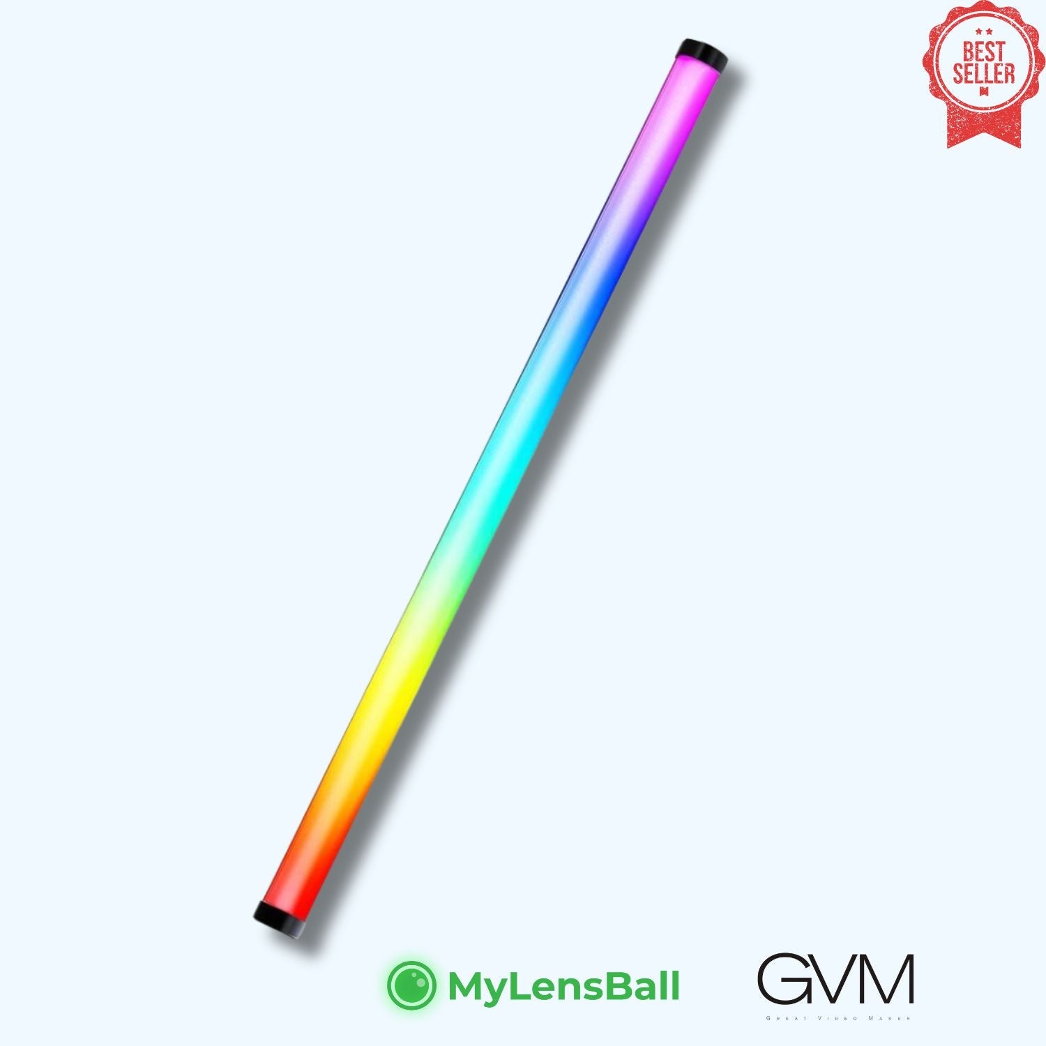 GVM PRO-BD45R 45W Light Stick LED Wand - mylensball.com.au