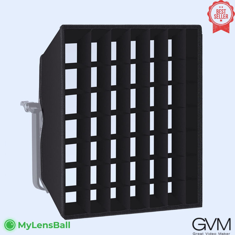 GVM Video Light Softbox for 480LS/560AS/800DRGB Series LED Lights (11x11') - mylensball.com.au