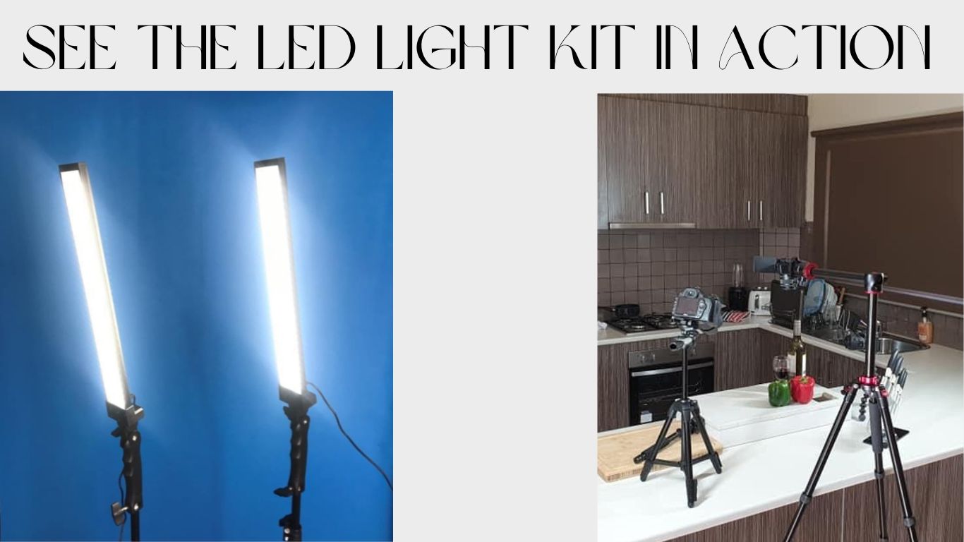LED photography Lighting Kit - mylensball.com.au