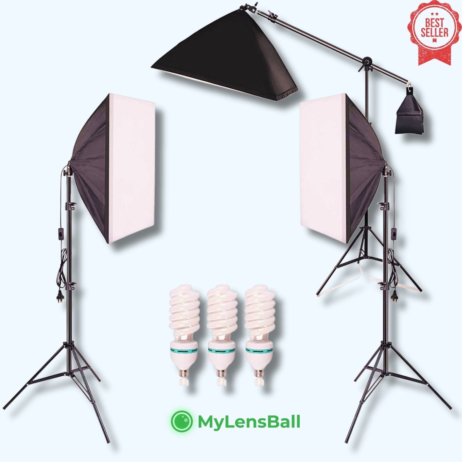 Pro Softbox Lighting Kit-(Twin Box Design) - mylensball.com.au