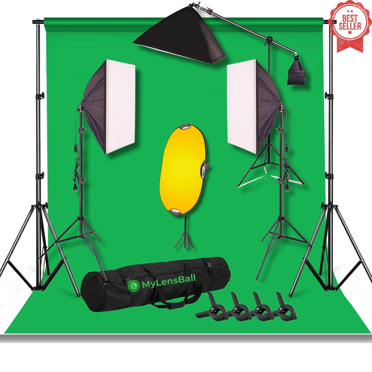 Studio Lighting Kit- 3 Point - mylensball.com.au