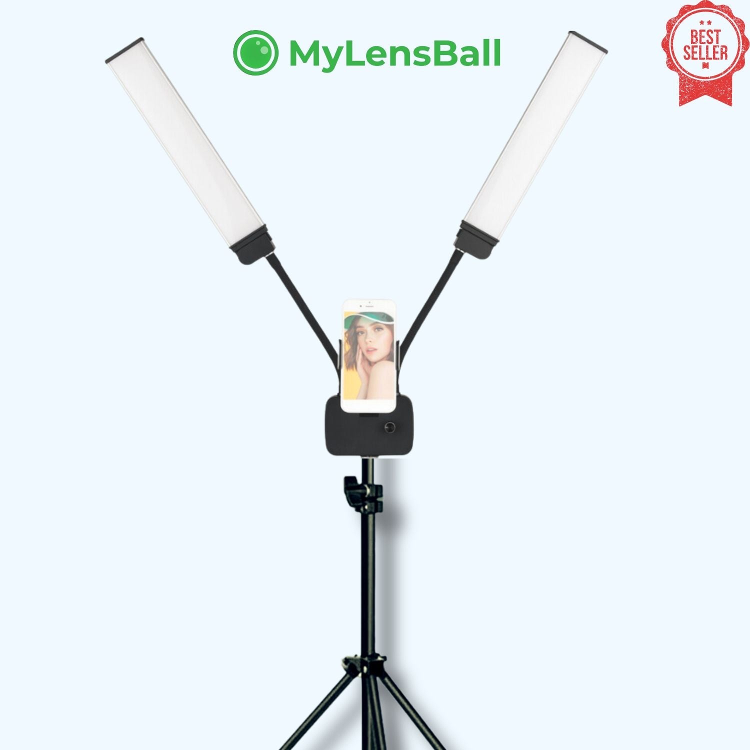 Twin 45W LED Lighting Kit (Made For Beauticians, Lash Techs, Content Creators) - mylensball.com.au